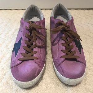 SUPERSTAR Lavender Suede Sneakers